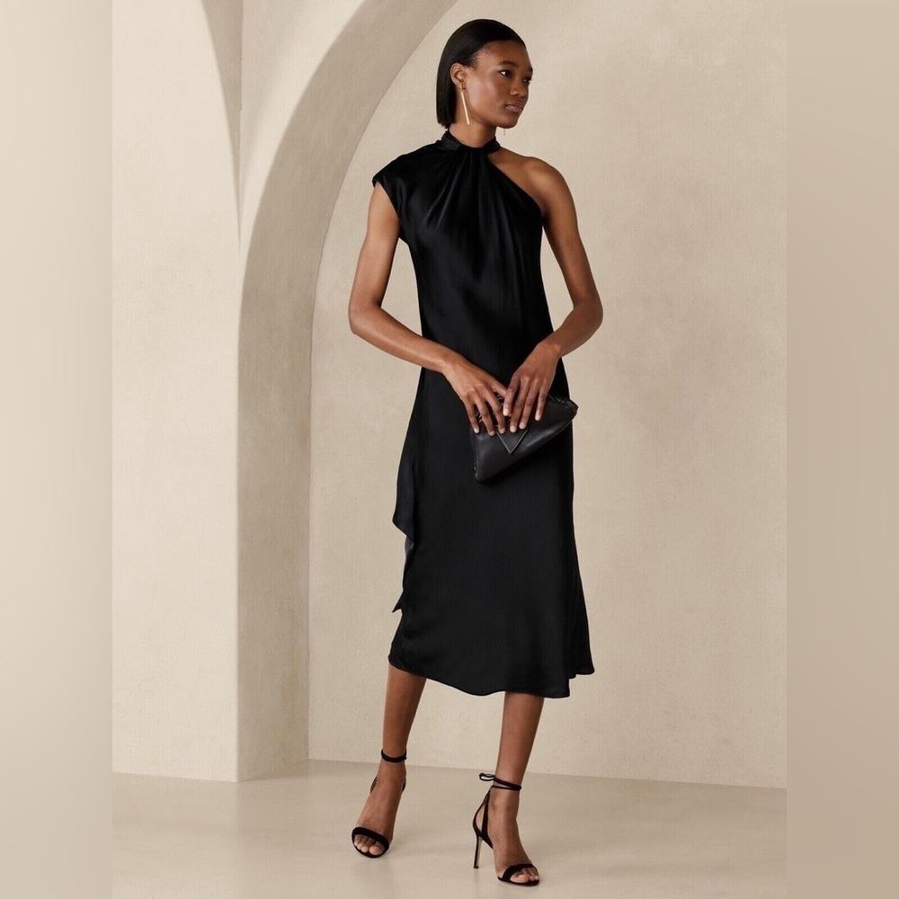 Banana Republic Kaia Silk Midi Dress